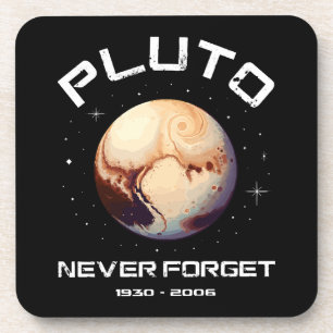 Pluto vergiss nie getränkeuntersetzer