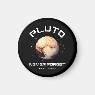 Pluto vergiss nie magnet