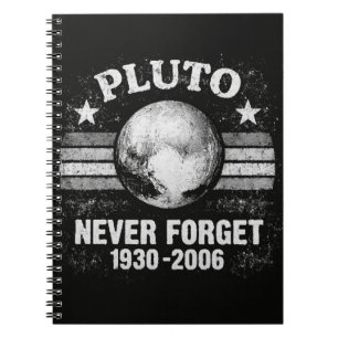 Pluto vergiss nie notizblock