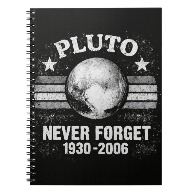 Pluto vergiss nie notizblock (Vorderseite)