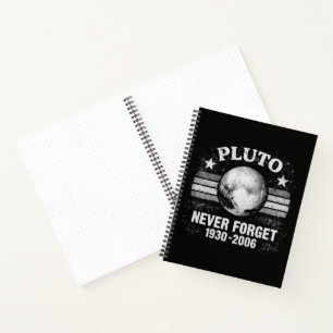 Pluto vergiss nie notizbuch