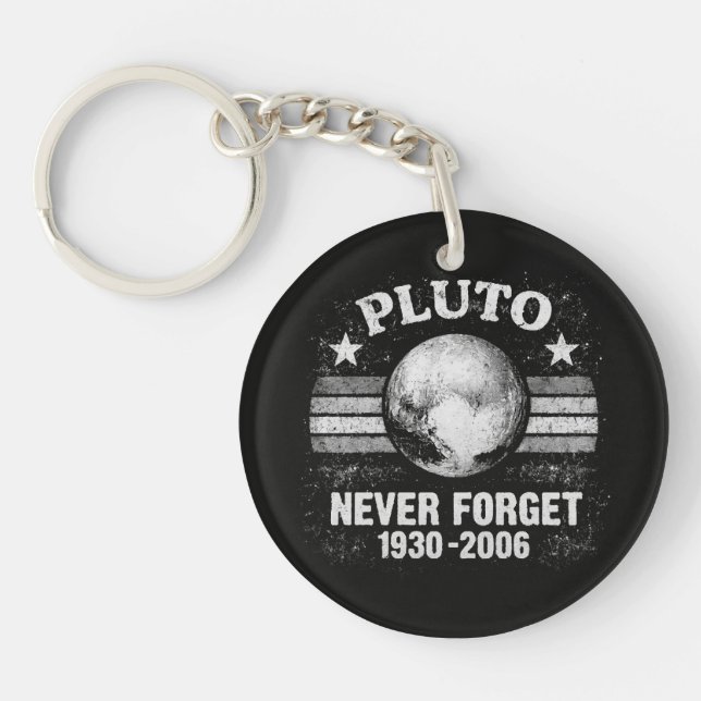 Pluto vergiss nie schlüsselanhänger (Vorderseite)