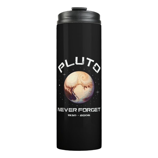 Pluto vergiss nie thermosbecher (Vorderseite)