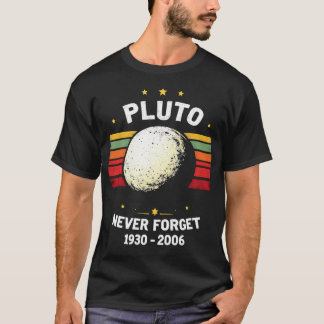 Pluto Vergiss nie Vintage Hommage T-Shirt