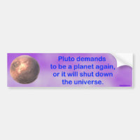 Pluto verlangt, ein Planet zu sein wieder…