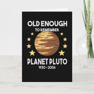 Pluto Vintage Planet Pluto Day Space Galaxy Karte
