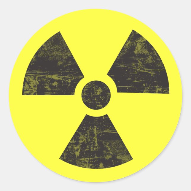 Plutonium - PU Runder Aufkleber (Vorderseite)