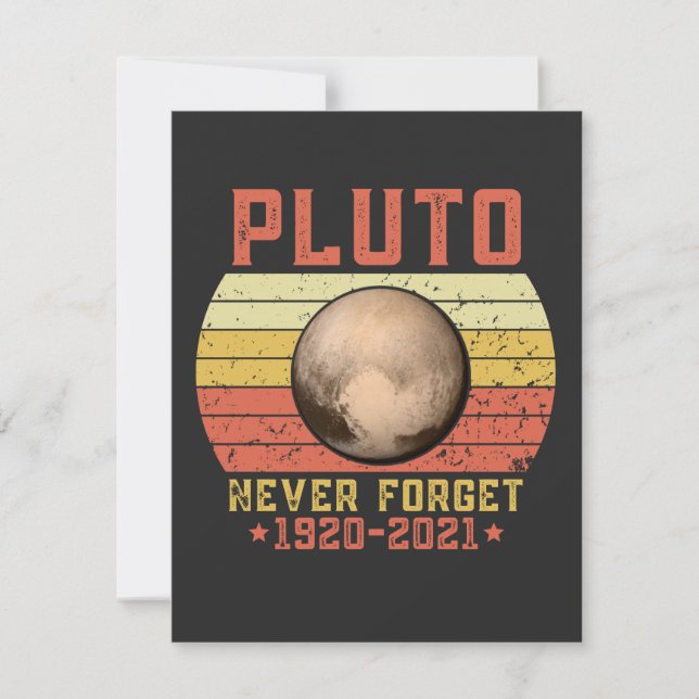 pluuto NEVER VERGESSEN (Vorderseite)