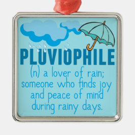 Pluviophile Ornament Aus Metall