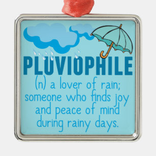 Pluviophile Ornament Aus Metall