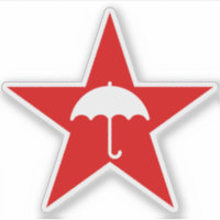 Pluviophile Stern (rot)