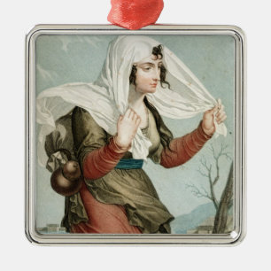 Pluviose fünfter Monat des Republikaners Silbernes Ornament