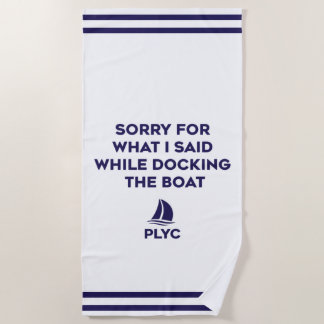 PLYC Boot Anlegedecken Strandtuch