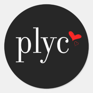 Plycstarter Runder Aufkleber