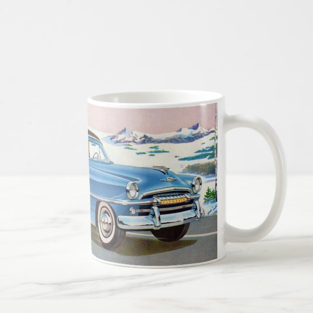Plymouth Belvedere aus den 50er Jahren Kaffeetasse (Rechts)