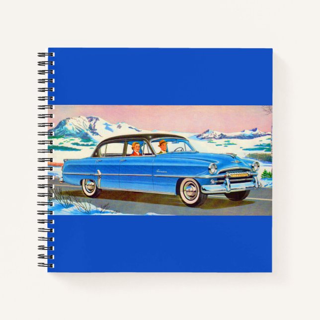 Plymouth Belvedere aus den 50er Jahren Notizbuch (Vorderseite)