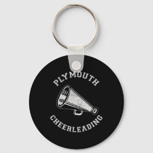 Plymouth Cheer gestresst Retro 90er Cheerleader Schlüsselanhänger