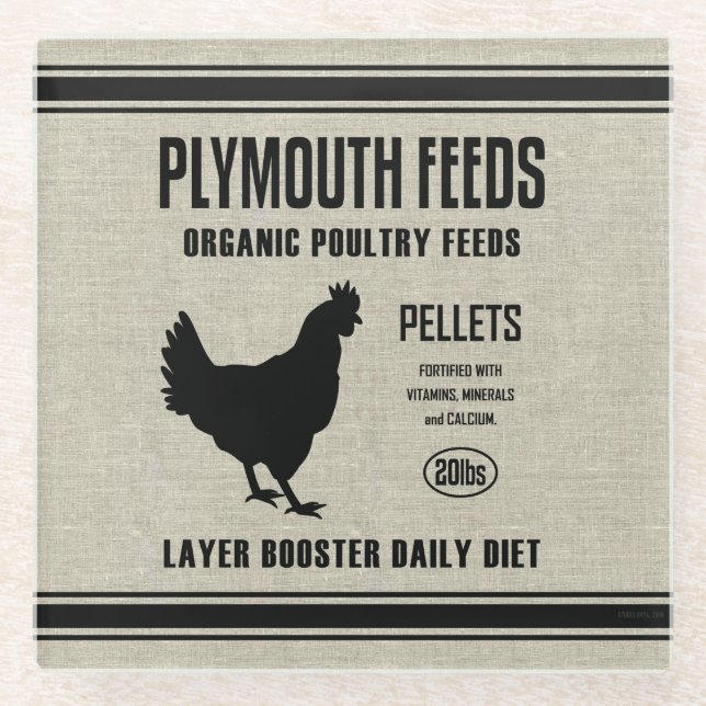 PLYMOUTH FÜTTRE GLASUNTERSETZER (Vorderseite)