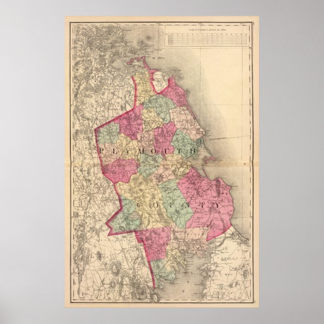 Plymouth Landkreis Poster (Vorne)