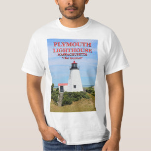 Plymouth-Leuchtturm, Massachusetts-T - Shirt