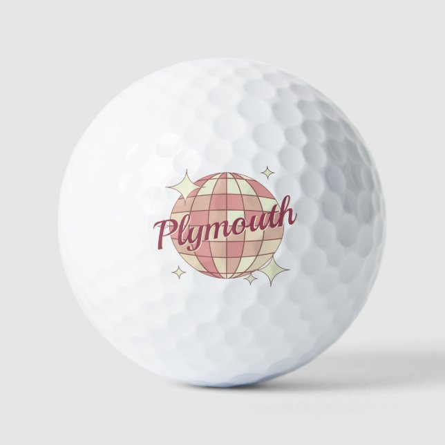 Plymouth Massachusetts Golfball golfball  (Vorderseite)