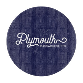 Plymouth Massachusetts Nautical Cutting Board Schneidebrett