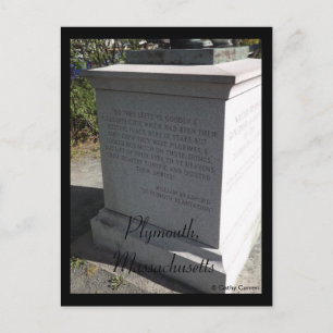 Plymouth, Massachusetts Postkarte
