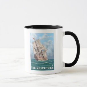 Plymouth, MassachusettsView des Mayflower Tasse