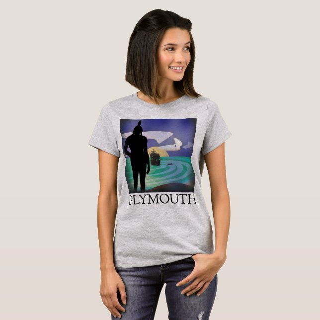 Plymouth Massasoit's Gaze Ladys T-Shirt (Vorne ganz)