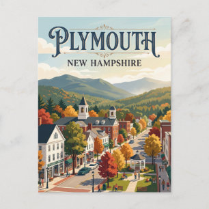 Plymouth, New Hampshire Postkarte