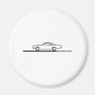 Plymouth Roadrunner 1968 Magnet