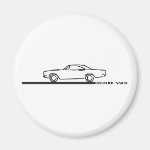Plymouth Roadrunner 1968 Magnet