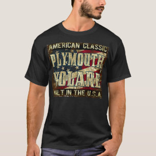 Plymouth Volare - klassisches Auto errichtet in T-Shirt