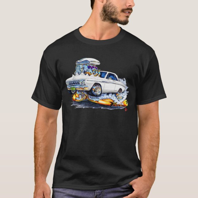 Plymouth-Weiß-Auto 1964 T-Shirt (Vorderseite)