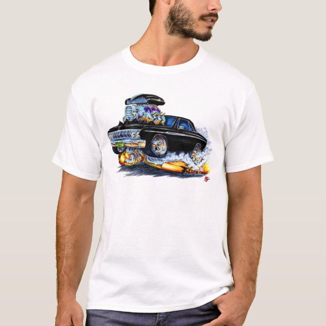 Plymouth-Wut-Schwarz-Auto 1964 T-Shirt (Vorderseite)