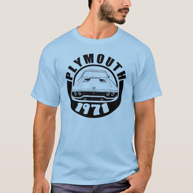 Plymouthroadrunner-Satelliten-Shirt 1971 T-Shirt (Vorderseite)