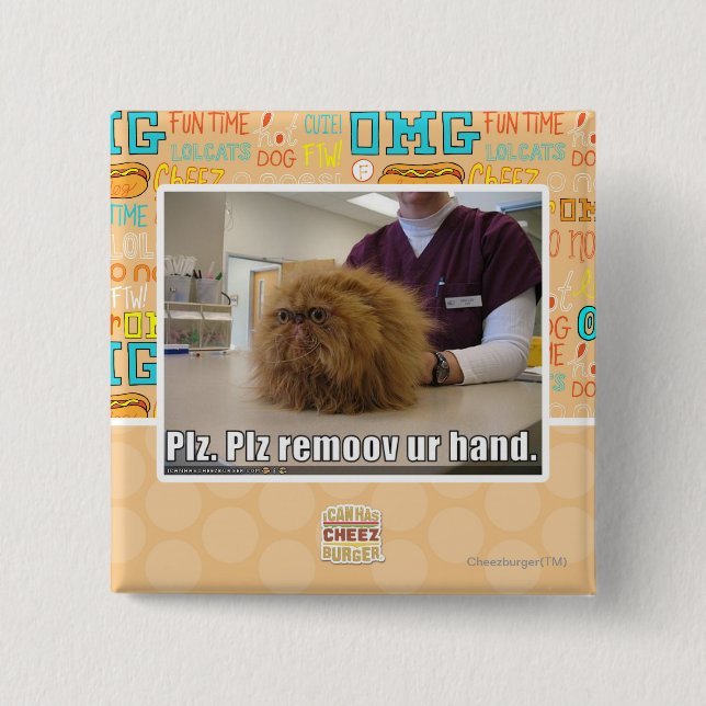 PLZ remoov ur Hand Button (Vorderseite)