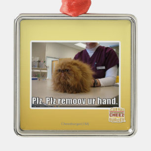 PLZ remoov ur Hand Ornament Aus Metall