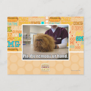 Plz remoov ur hand postkarte