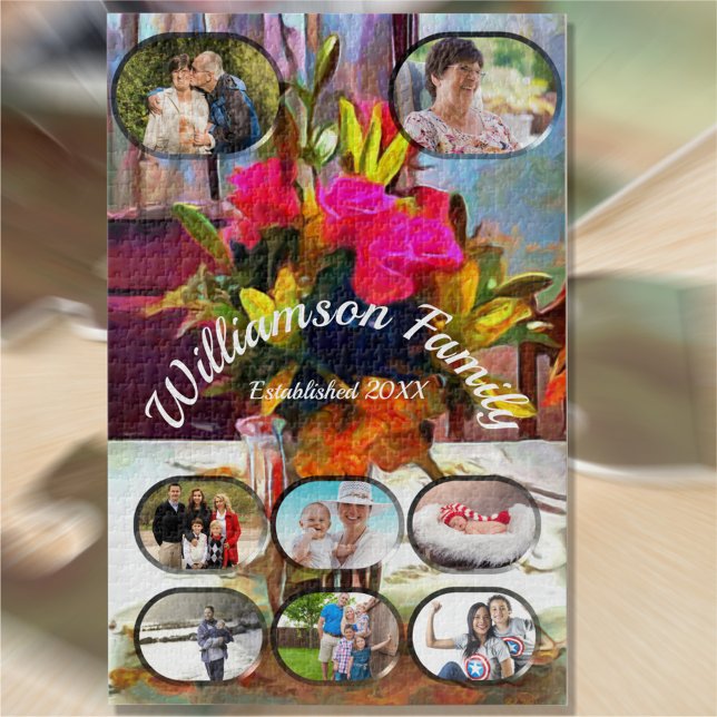 PM0001-Collage der Blume der Liebe Puzzle (Von Creator hochgeladen)