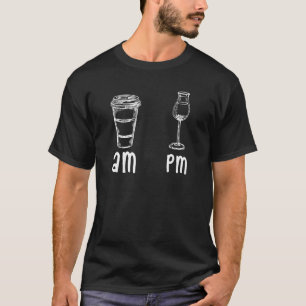 PM Kaffee Wein Kaffee Wein Wein Wein 2 T-Shirt