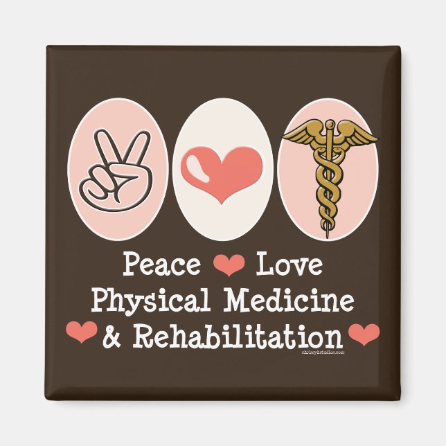 PM&R-Magnet-Physik der Peace Liebe - Individuell Magnet (Vorne)