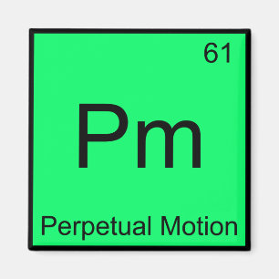 Pm - Symbol-T-Shirt für das Symbol für die ständig Magnet