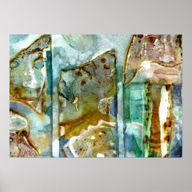 PMACarlson Faces II Poster (Vorne)