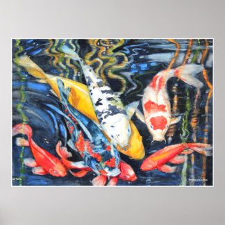 PMACarlson Koi Party Poster