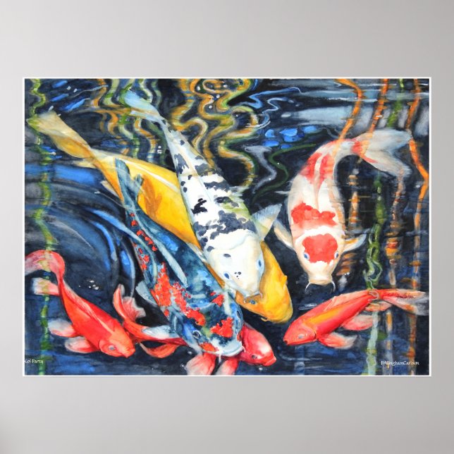 PMACarlson Koi Party Poster (Vorne)