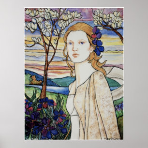 PMACarlson Lady in Lace Poster