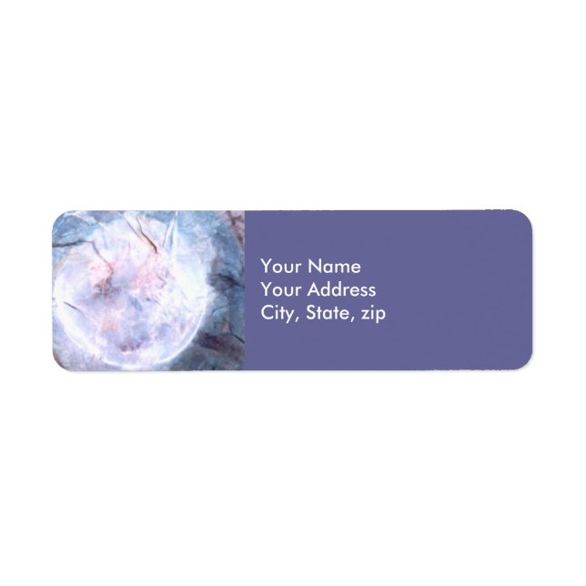 PMACarlson Moon Address Label (Vorne)