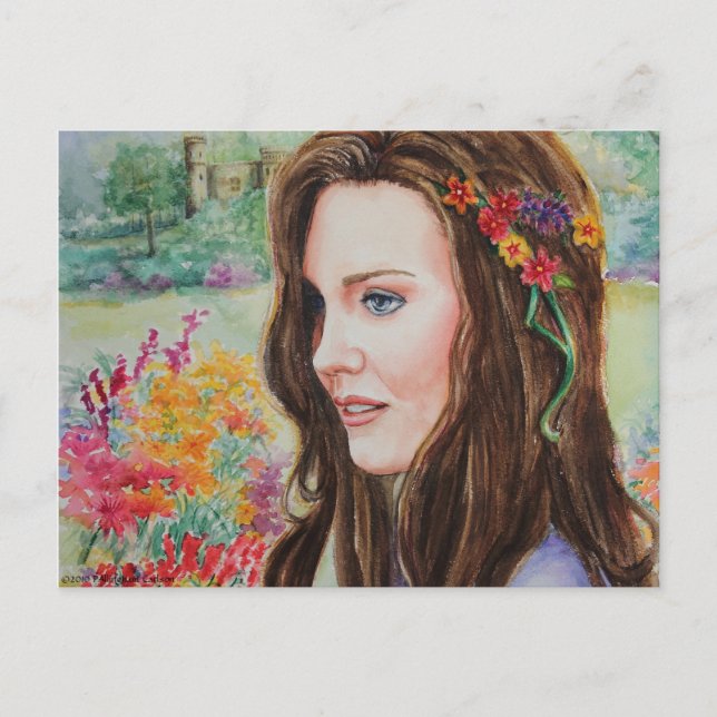 PMACarlson Princess Kate Postcard Postkarte (Vorderseite)