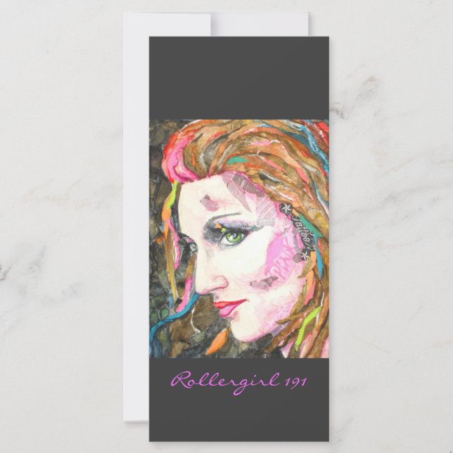 PMACarlson Rollergrl 191 Bookmarker (Vorderseite)